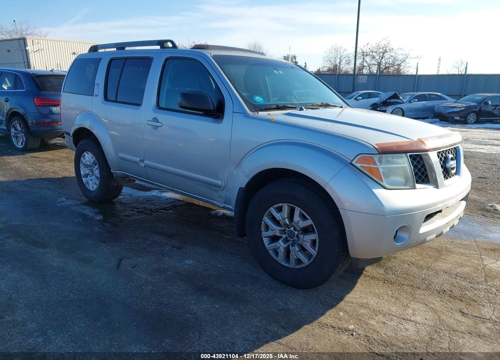 2005 NISSAN PATHFINDER XE VIN: 5N1AR18W25C763504