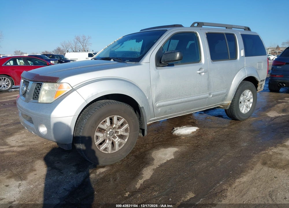 2005 NISSAN PATHFINDER XE VIN: 5N1AR18W25C763504
