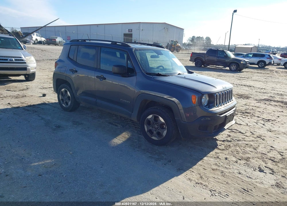 2017 JEEP RENEGADE SPORT 4X4 VIN: ZACCJBAB2HPG35345