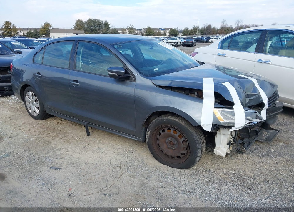 2014 VOLKSWAGEN JETTA 1.8T SE VIN: 3VWD17AJ7EM223507