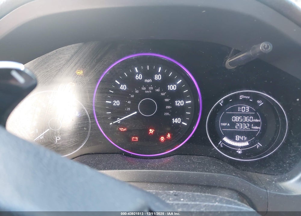 2022 HONDA HR-V 2WD SPORT VIN: 3CZRU5H17NM707309