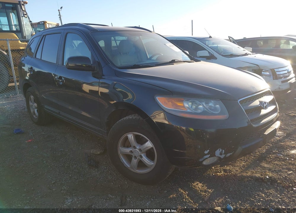 2007 HYUNDAI SANTA FE GLS VIN: 5NMSG13D87H056335