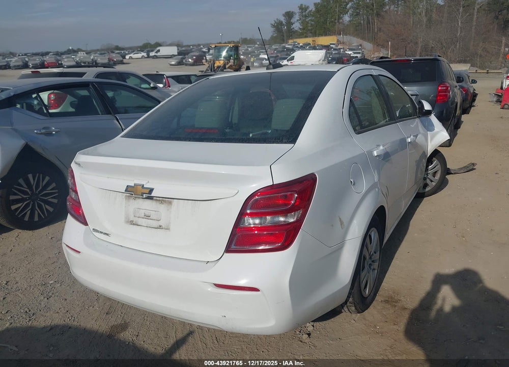 2017 CHEVROLET SONIC LS AUTO VIN: 1G1JB5SHXH4145610