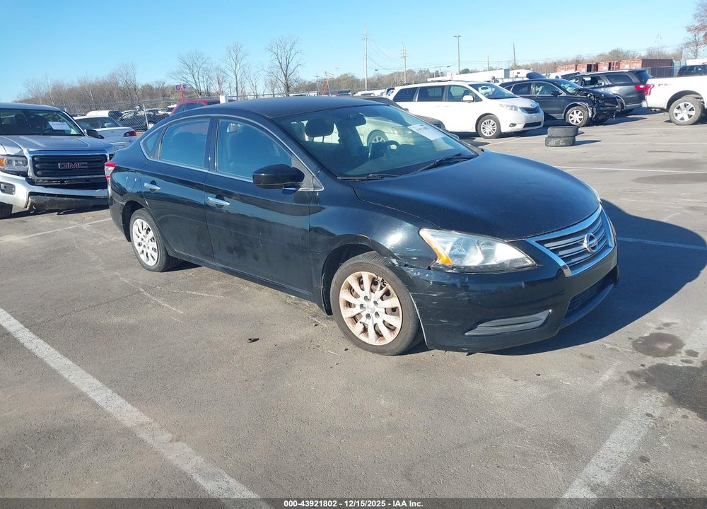 2014 NISSAN SENTRA S VIN: 3N1AB7AP8EL678074