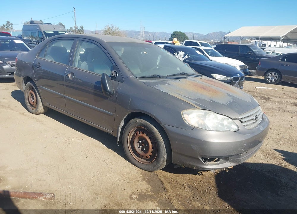 2003 TOYOTA COROLLA CE/LE/SPORT VIN: 2T1BR32E03C749884