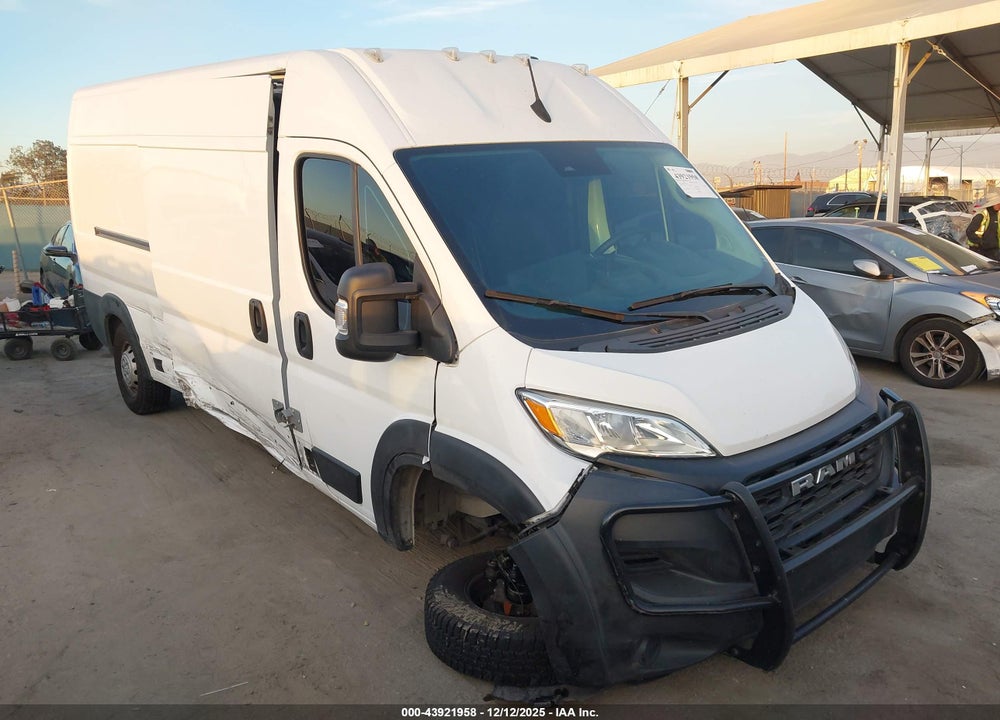 2023 RAM PROMASTER 2500 HIGH ROOF 159 WB VIN: 3C6LRVDG5PE524292