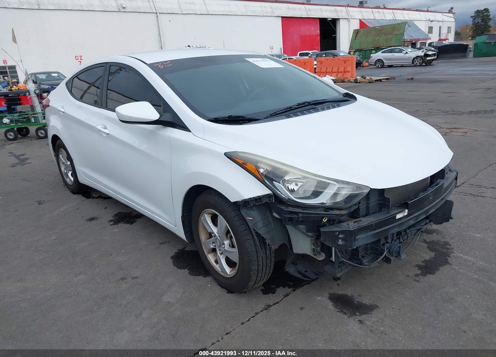 2016 HYUNDAI ELANTRA SE VIN: 5NPDH4AE5GH700492