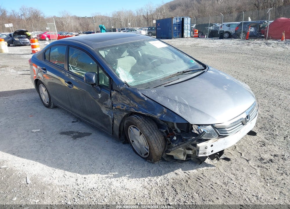 2012 HONDA CIVIC HF VIN: 2HGFB2F62CH321566