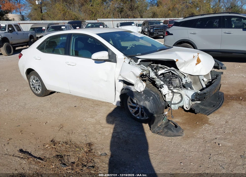 2019 TOYOTA COROLLA LE VIN: 2T1BURHE6KC242978