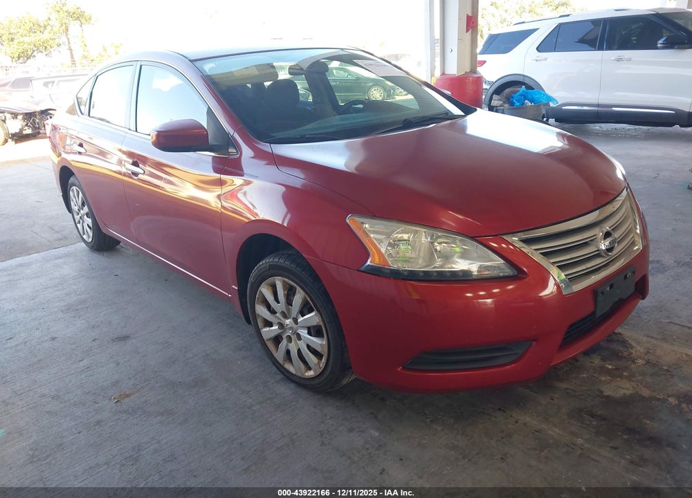 2014 NISSAN SENTRA SV VIN: 3N1AB7AP8EL663008