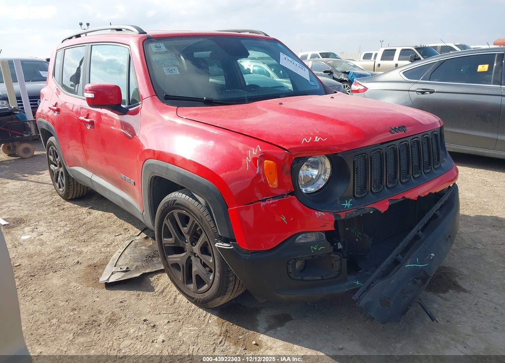 2017 JEEP RENEGADE ALTITUDE FWD VIN: ZACCJABB7HPF47741
