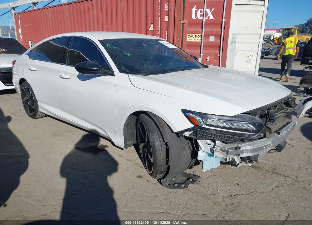 2021 HONDA ACCORD SPORT VIN: 1HGCV1F32MA016787
