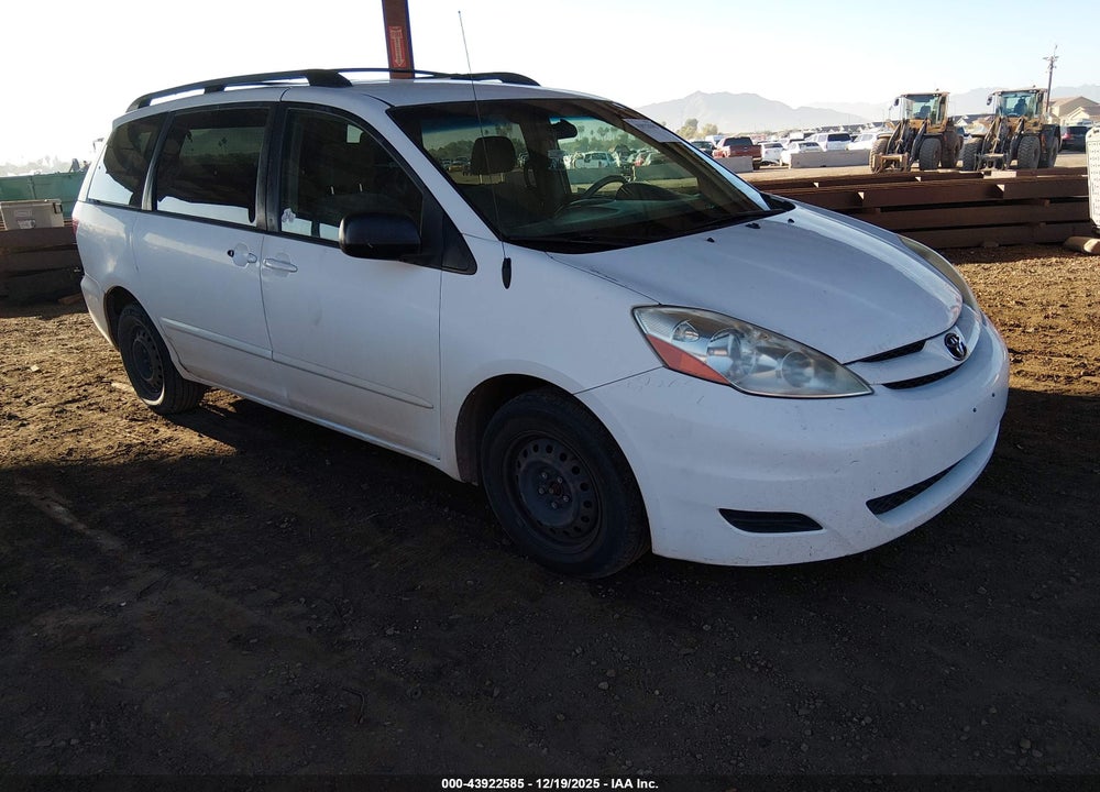 2008 TOYOTA SIENNA LE VIN: 5TDZK23C58S216521