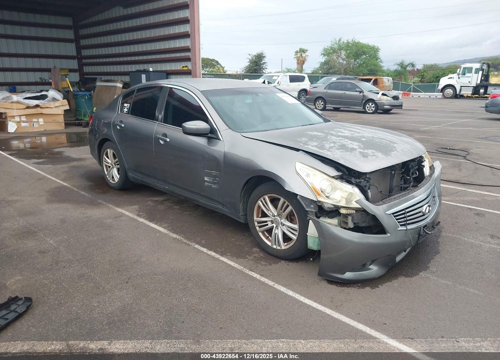 2012 INFINITI G25 JOURNEY VIN: JN1DV6AP5CM812136