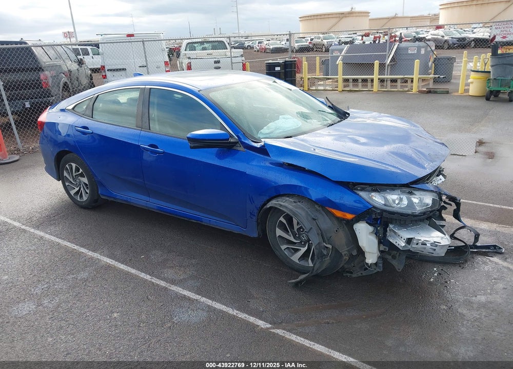 2018 HONDA CIVIC EX VIN: 2HGFC2F77JH572618