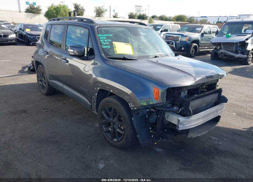 2017 JEEP RENEGADE ALTITUDE FWD VIN: ZACCJABB9HPF75704