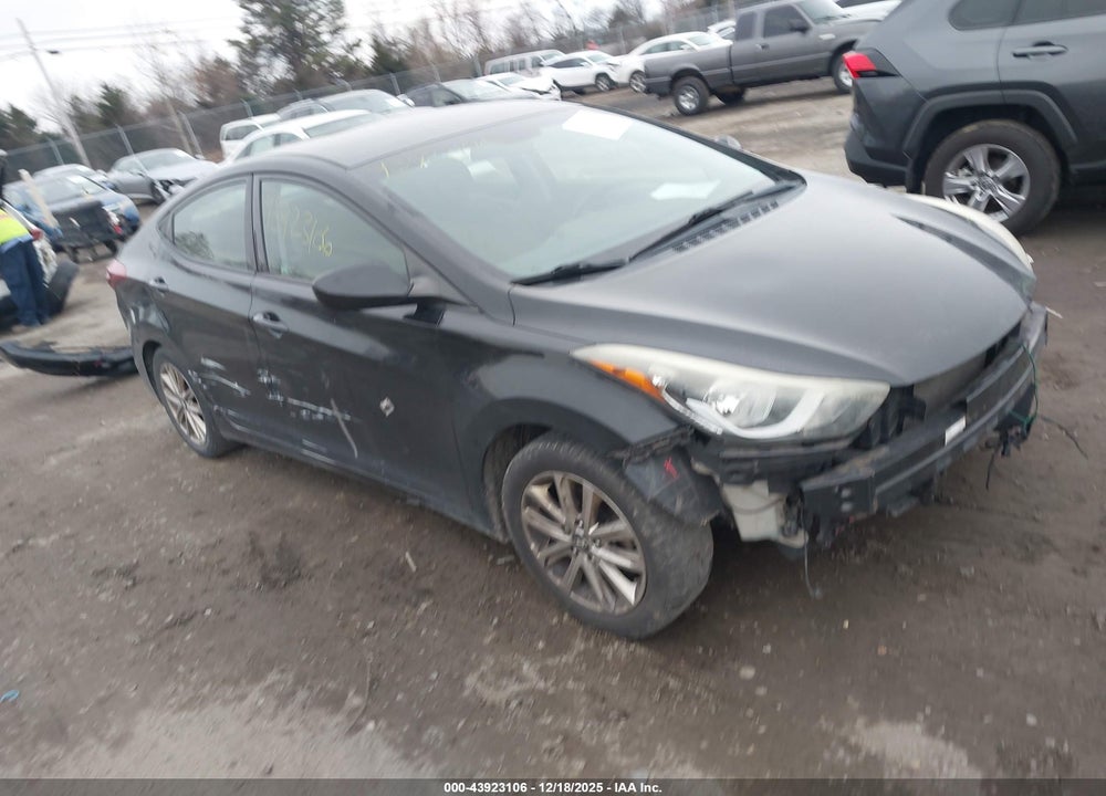 2014 HYUNDAI ELANTRA SE VIN: 5NPDH4AE3EH487037