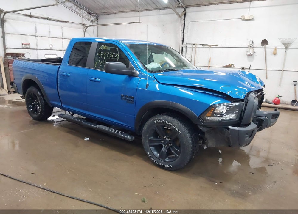 2021 RAM 1500 CLASSIC WARLOCK  4X4 6'4 BOX VIN: 1C6RR7GG7MS584648