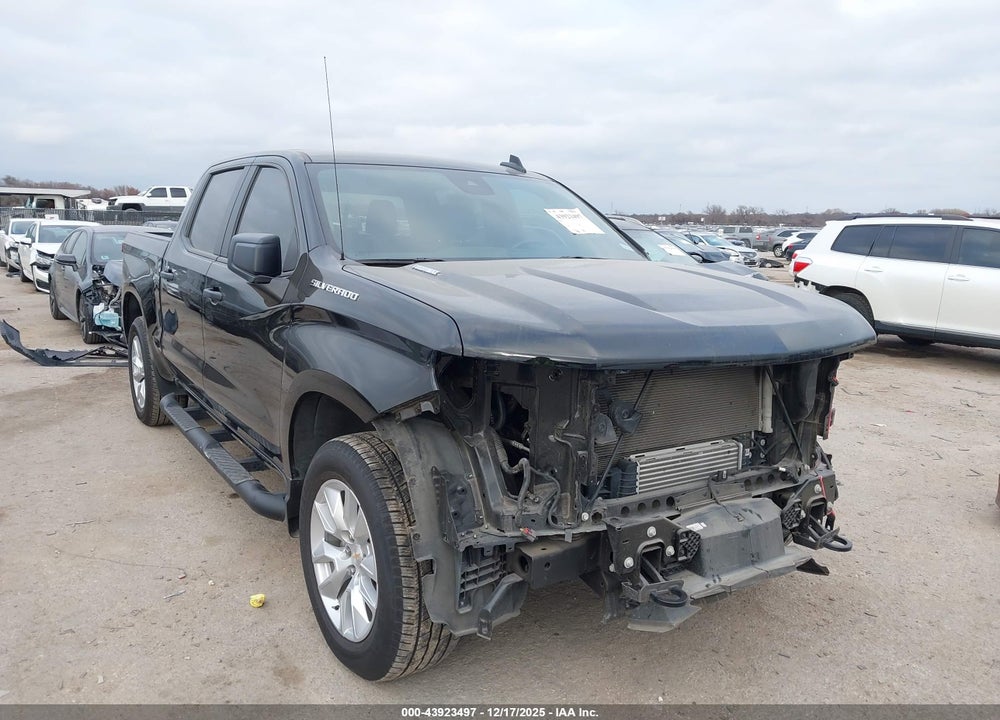 2025 CHEVROLET SILVERADO 1500 2WD  SHORT BED CUSTOM VIN: 1GCPABEK7SZ176298