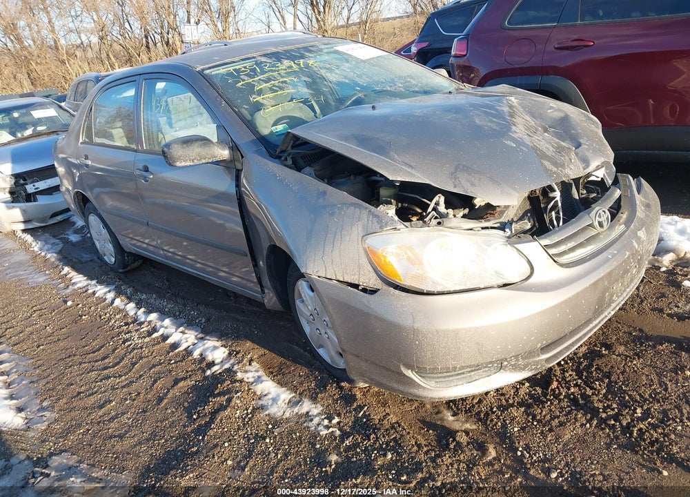 2003 TOYOTA COROLLA CE VIN: 1NXBR32E93Z070534