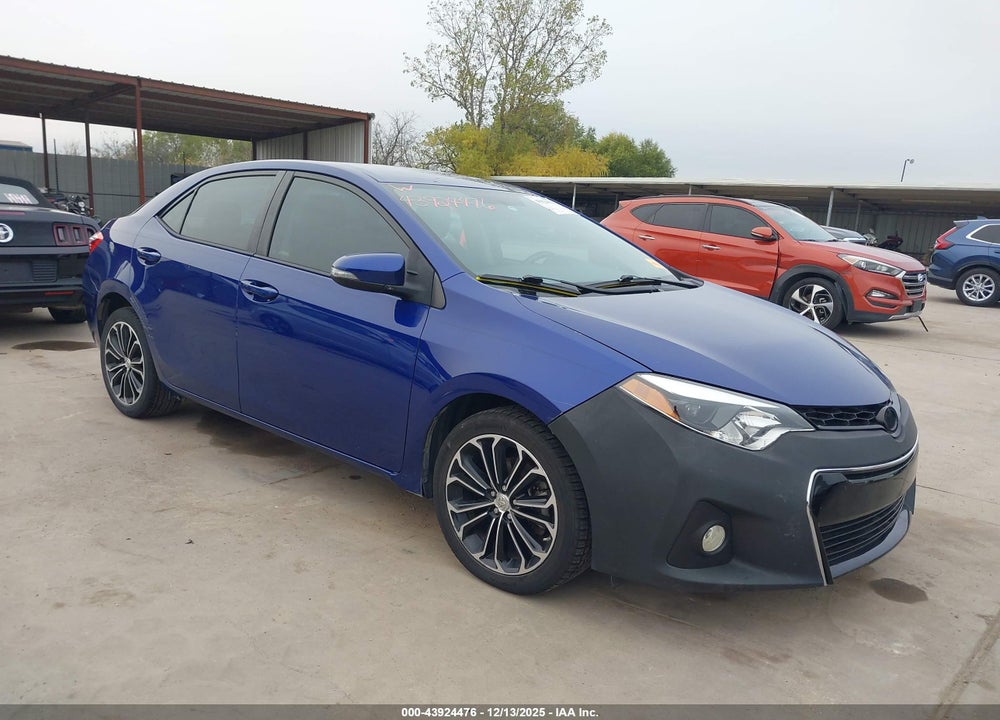 2015 TOYOTA COROLLA S PLUS VIN: 5YFBURHE6FP298652