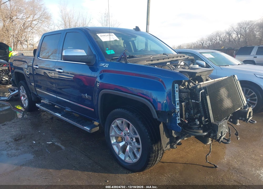 2017 GMC SIERRA 1500 SLT VIN: 3GTU2NEC6HG210587