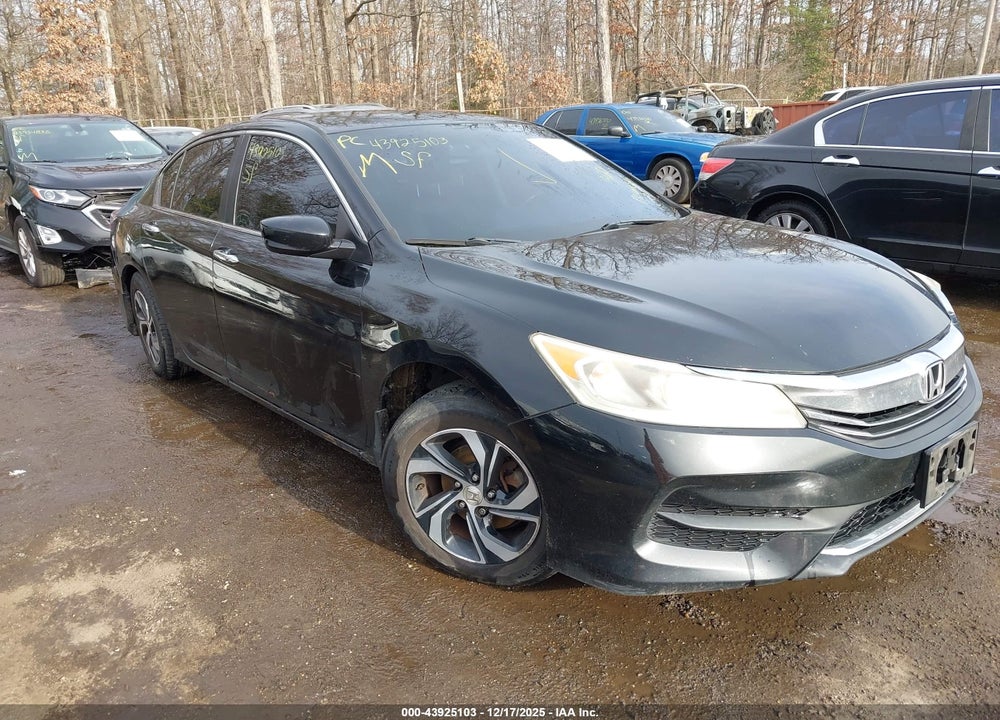 2016 HONDA ACCORD LX VIN: 1HGCR2F39GA005316