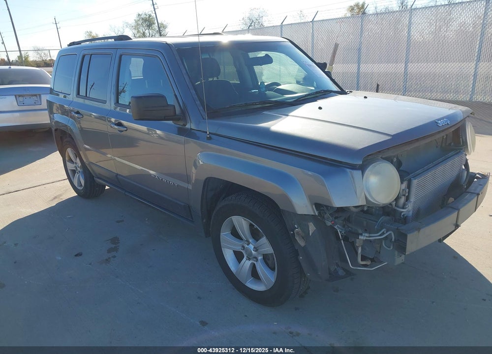 2012 JEEP PATRIOT LATITUDE VIN: 1C4NJPFB2CD548373