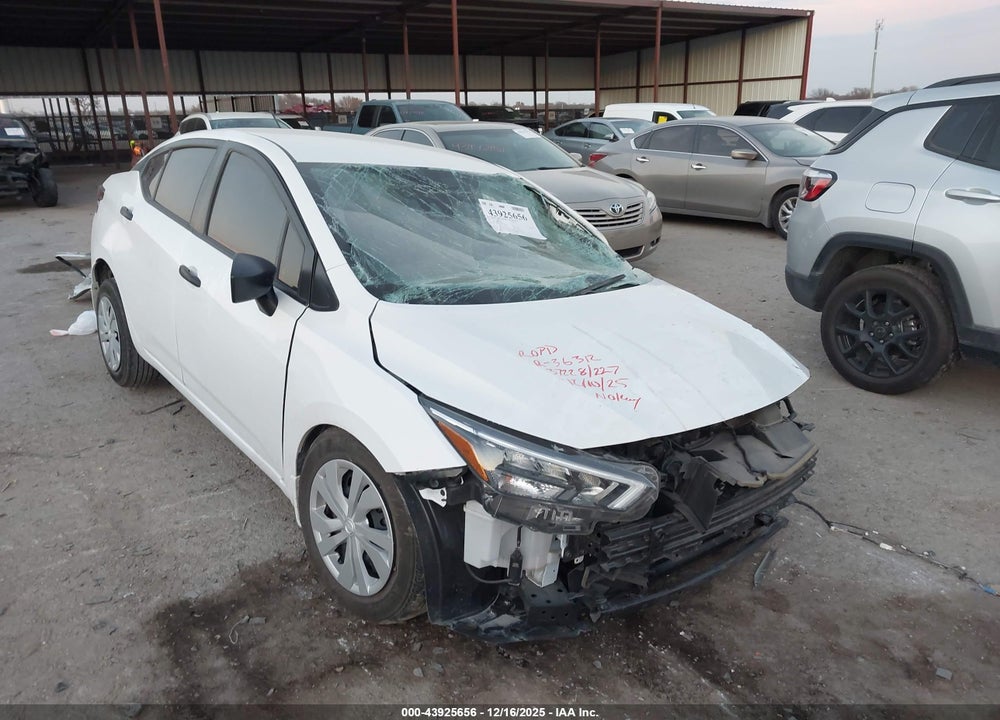 2025 NISSAN VERSA 1.6 S VIN: 3N1CN8BV9SL834699