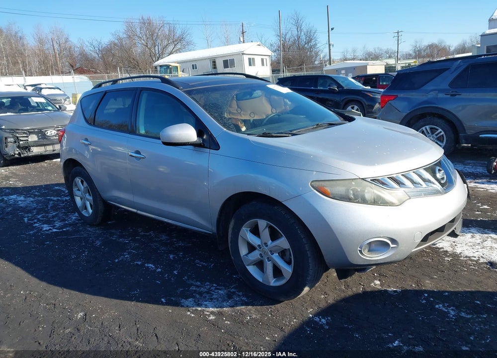 2010 NISSAN MURANO SL VIN: JN8AZ1MW1AW100965