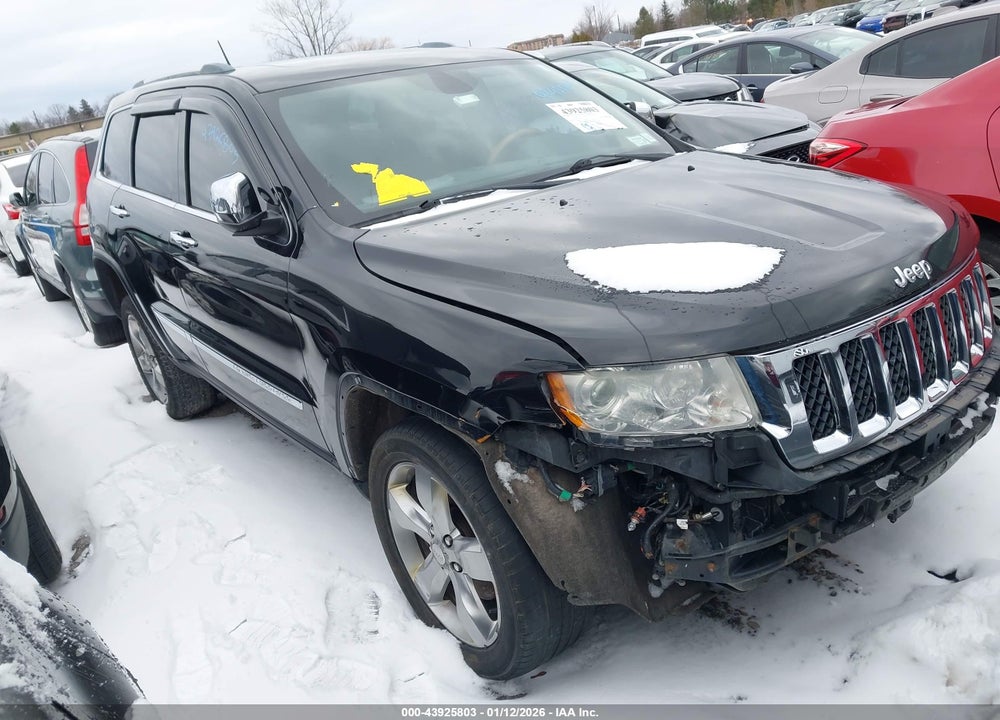 2012 JEEP GRAND CHEROKEE OVERLAND VIN: 1C4RJFCT3CC104997