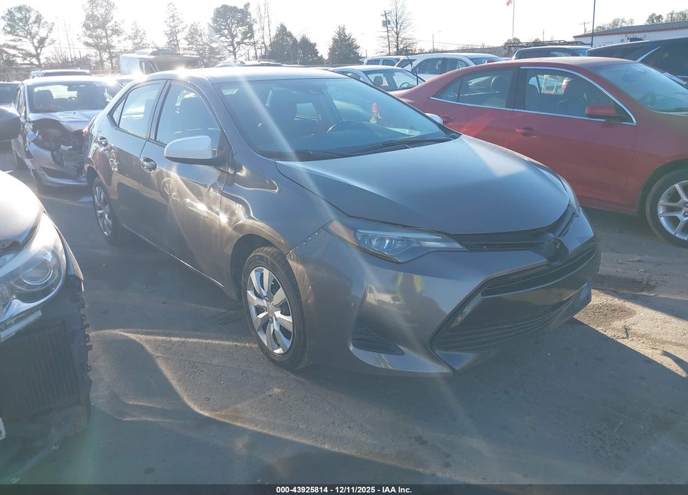 2019 TOYOTA COROLLA LE VIN: 2T1BURHE6KC212119