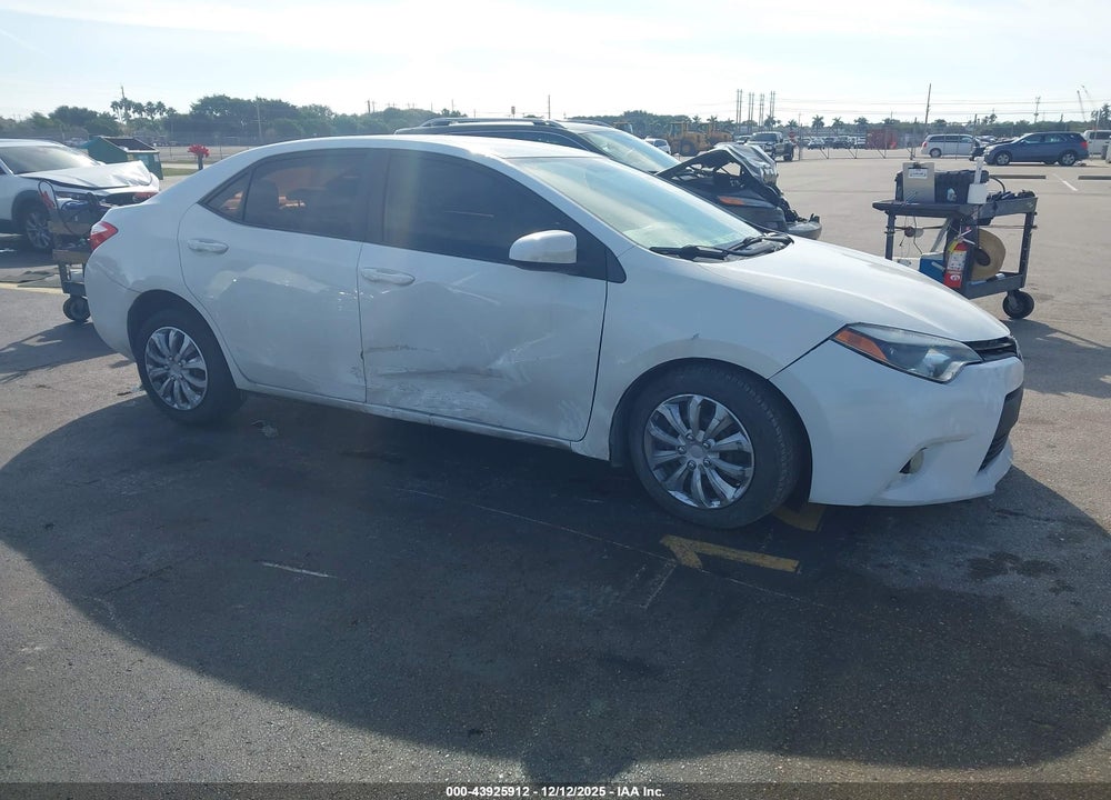 2015 TOYOTA COROLLA L/LE/S/S PLUS/LE PLUS VIN: 2T1BURHE1FC311033