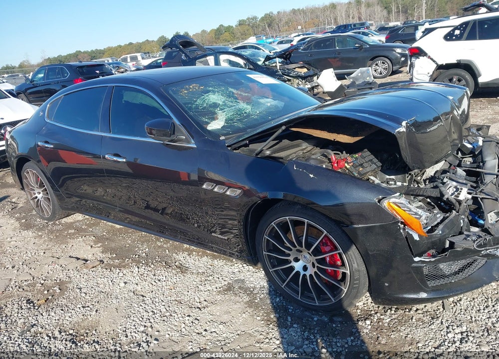 2017 MASERATI QUATTROPORTE S GRANSPORT VIN: ZAM56RPS4H1256904