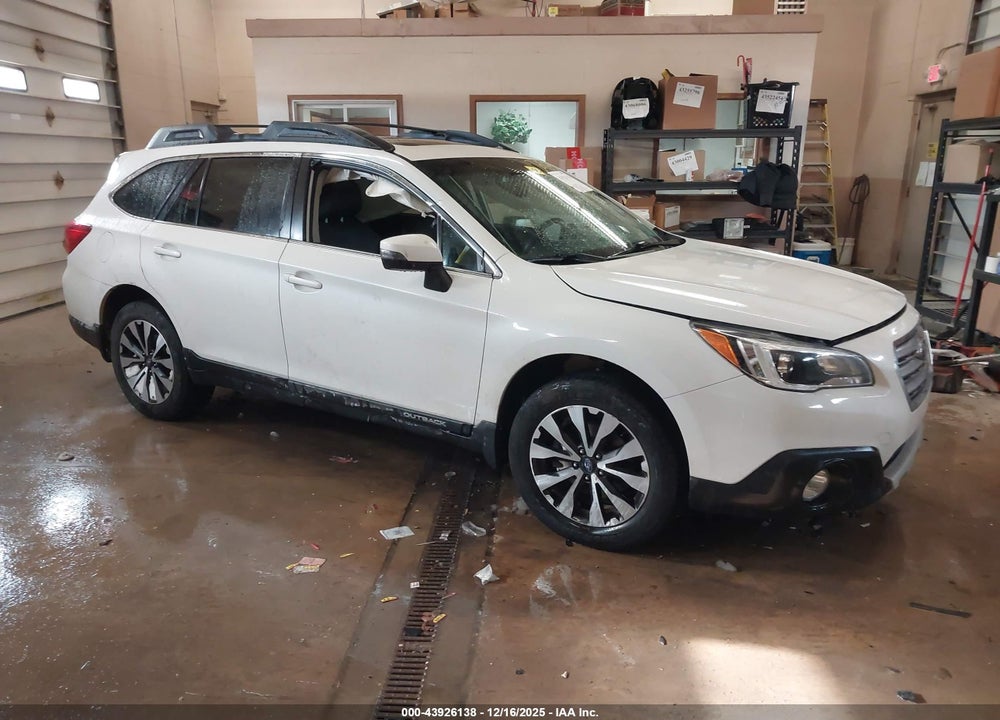 2016 SUBARU OUTBACK 2.5I LIMITED VIN: 4S4BSBLC5G3218315