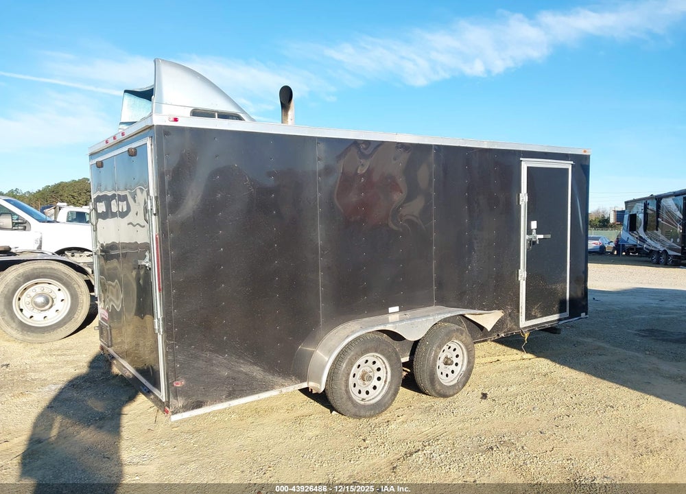 2021 EMPIRE ENCLOSED CARGO TRAILER/BALL TYPE PULL VIN: 7F81E1621MD011726