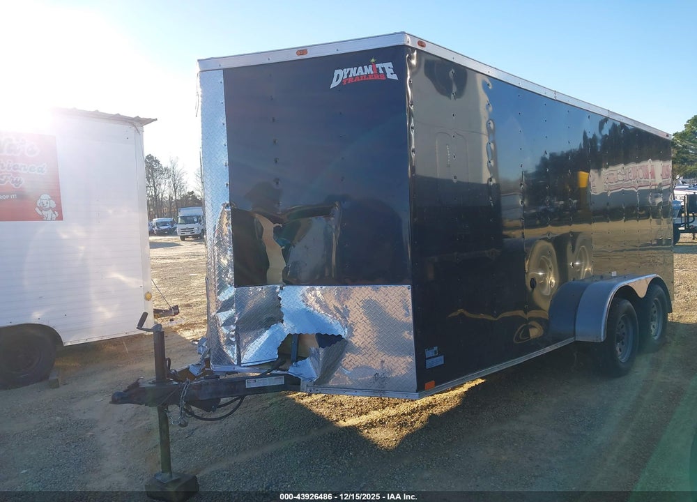 2021 EMPIRE ENCLOSED CARGO TRAILER/BALL TYPE PULL VIN: 7F81E1621MD011726