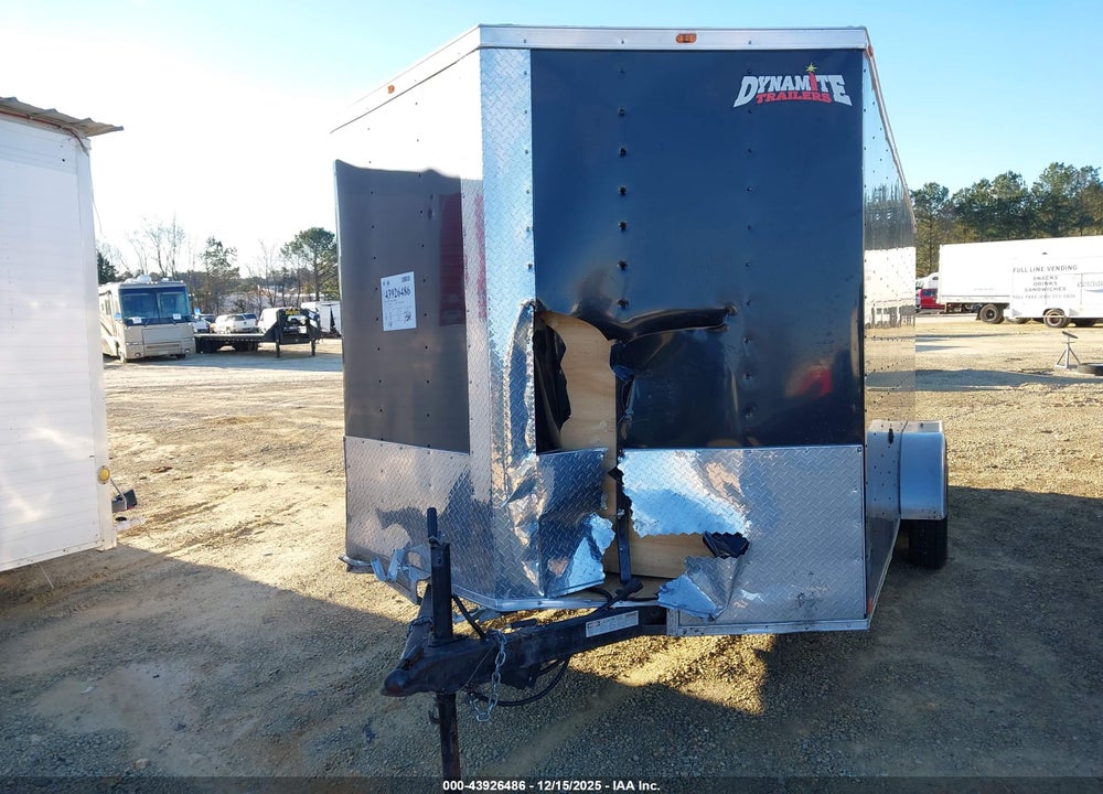 2021 EMPIRE ENCLOSED CARGO TRAILER/BALL TYPE PULL VIN: 7F81E1621MD011726