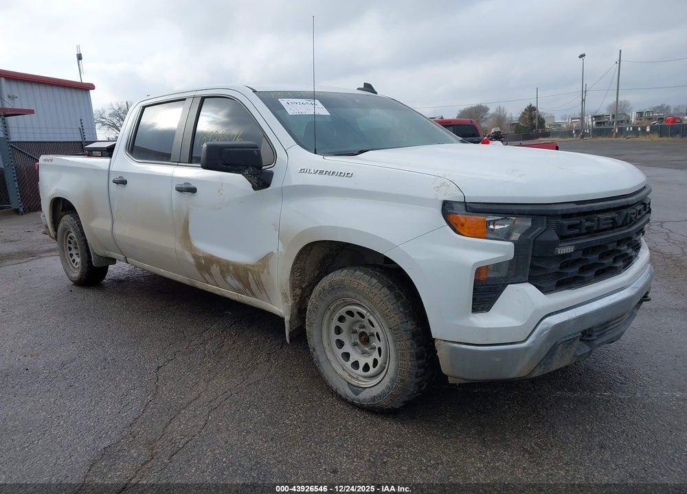 2023 CHEVROLET SILVERADO 1500 4WD  STANDARD BED WT VIN: 3GCPDAEK3PG181555