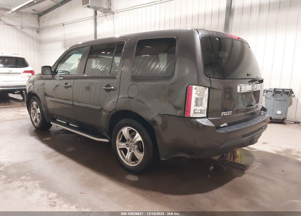 2012 HONDA PILOT EX-L VIN: 5FNYF4H64CB029802