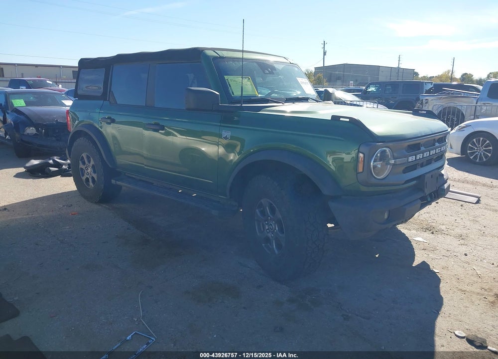 2022 FORD BRONCO BIG BEND VIN: 1FMEE5BP8NLA90188