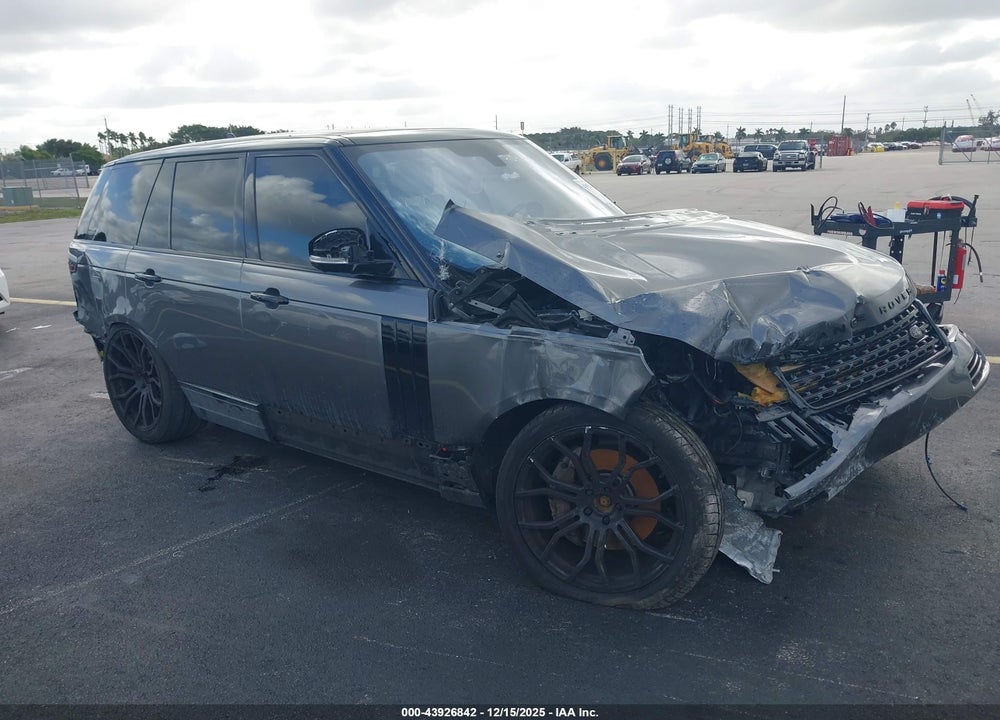 2016 LAND ROVER RANGE ROVER 5.0L V8 SUPERCHARGED VIN: SALGS2EF5GA316900