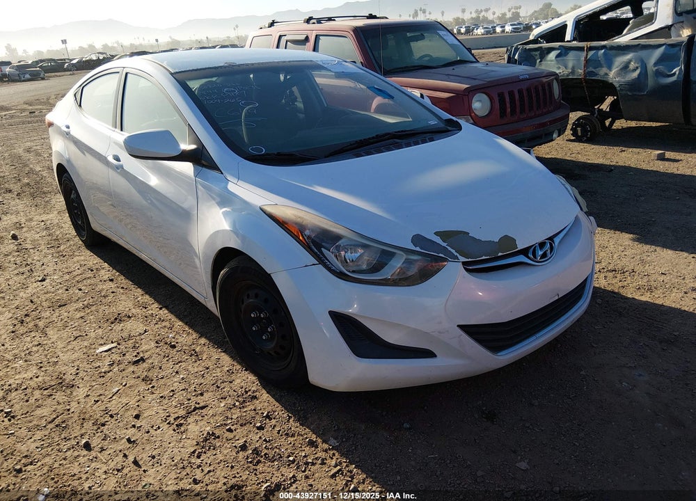2016 HYUNDAI ELANTRA SE VIN: 5NPDH4AE7GH772844
