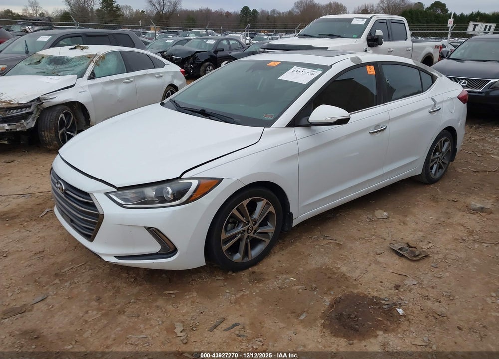 2017 HYUNDAI ELANTRA LIMITED VIN: 5NPD84LF4HH177392