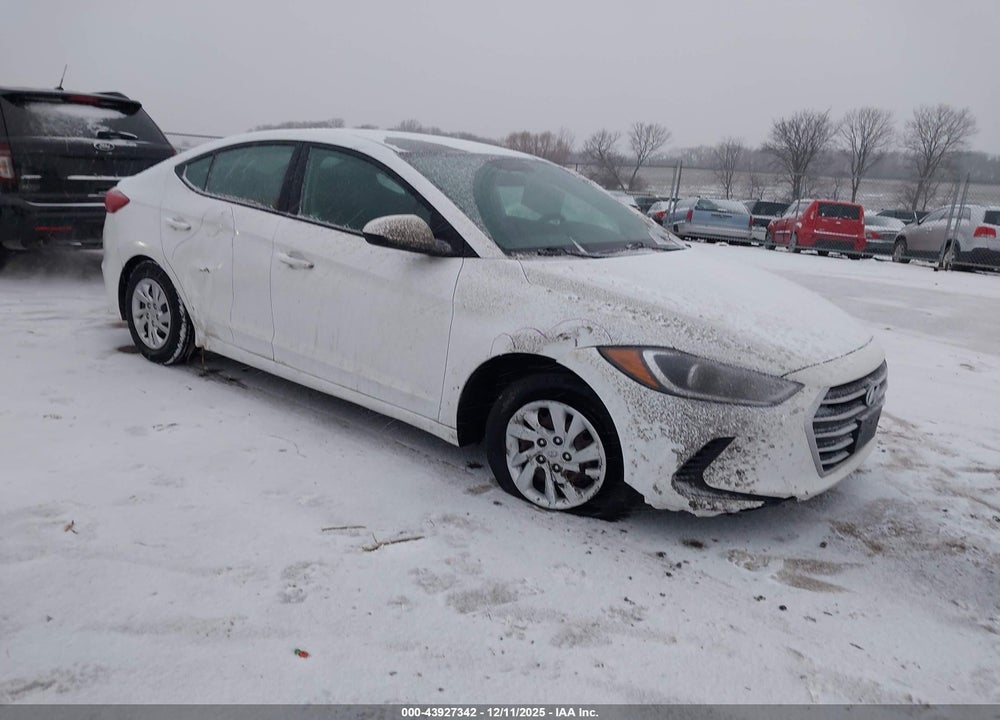 2017 HYUNDAI ELANTRA SE VIN: 5NPD74LF7HH208220