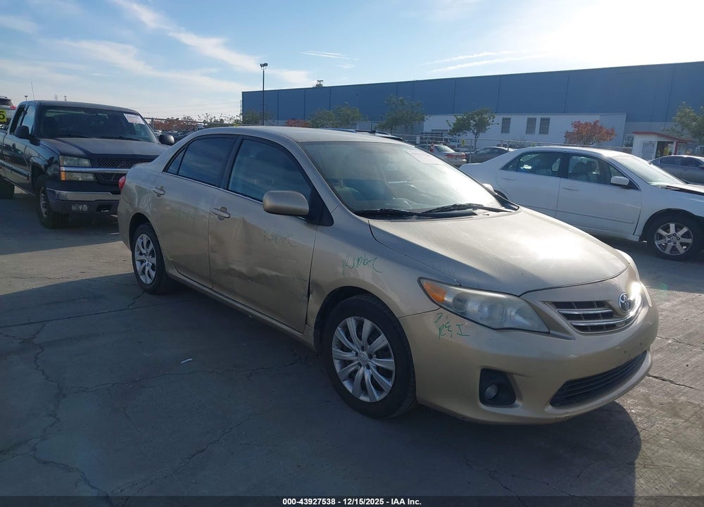 2013 TOYOTA COROLLA LE VIN: 5YFBU4EE0DP203815