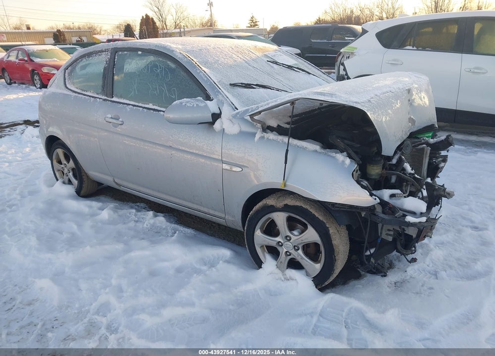 2007 HYUNDAI ACCENT SE VIN: KMHCN36C37U026284