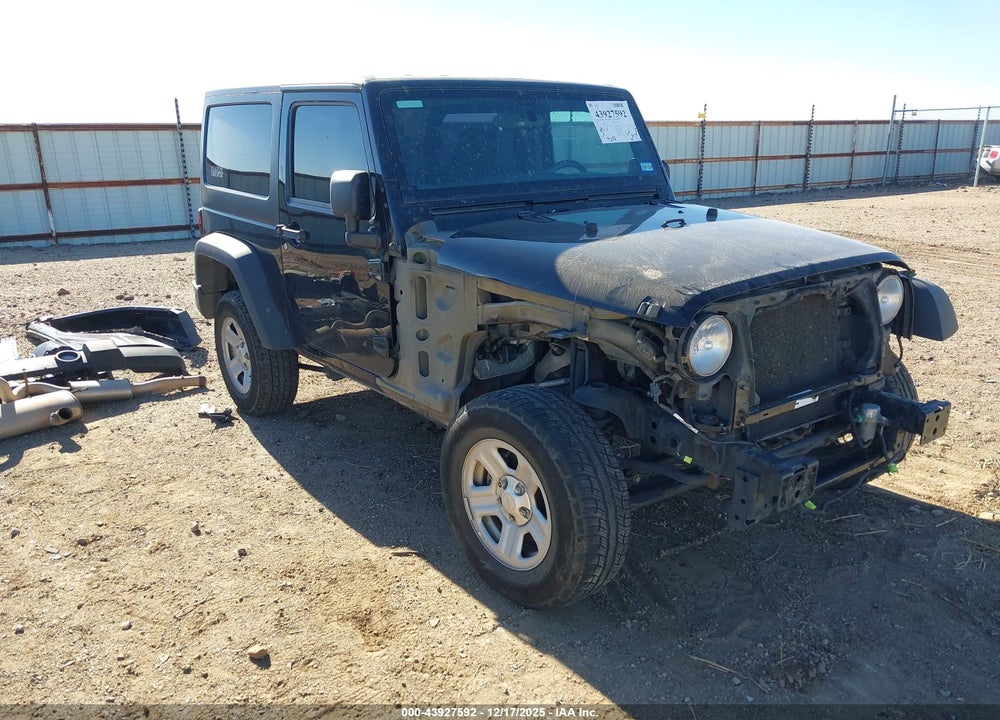 2015 JEEP WRANGLER SPORT VIN: 1C4AJWAG0FL737366