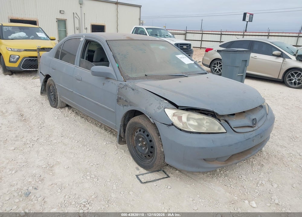 2005 HONDA CIVIC LX VIN: 2HGES16535H587615