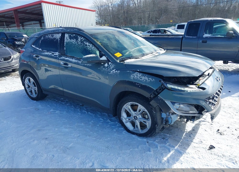 2022 HYUNDAI KONA SEL VIN: KM8K6CAB5NU876275